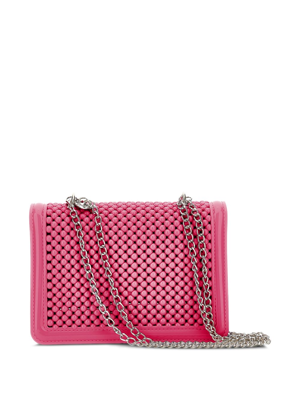 Borsa a tracolla con perline rosa 17G0007061 0097 MONNALISA KIDS