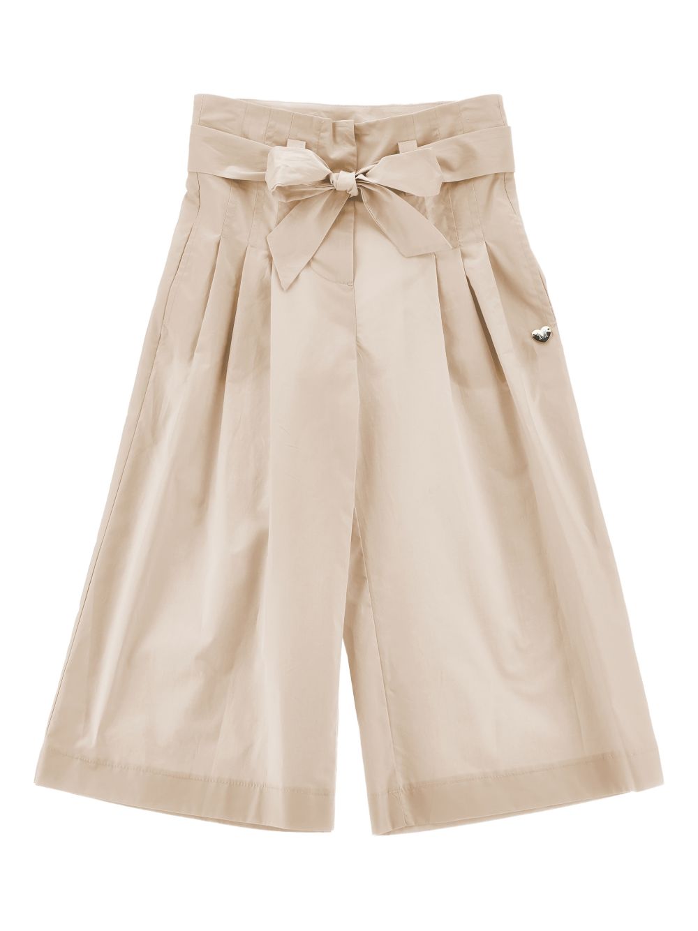 Pantaloni palazzo con cintura da annodare 17G4037116 0003 MONNALISA KIDS