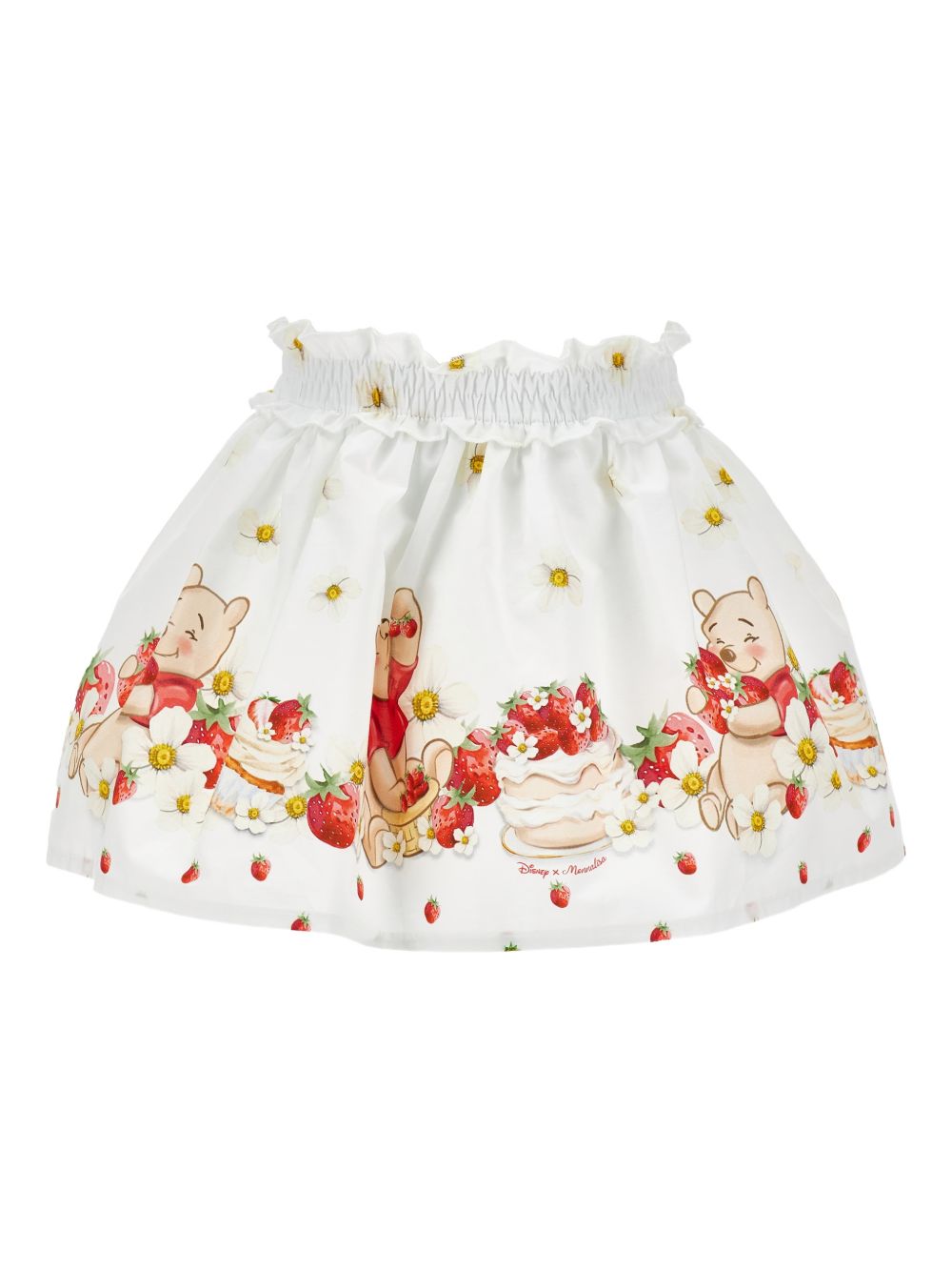 Gonna con elastico e stampa Winnie the Pooh 31G7057617 9944 MONNALISA KIDS