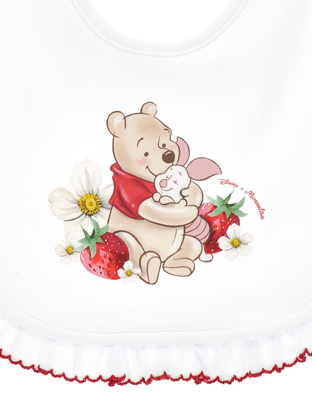 Bavaglino con stampa Winnie the Pooh 35G0137084 0099 MONNALISA KIDS