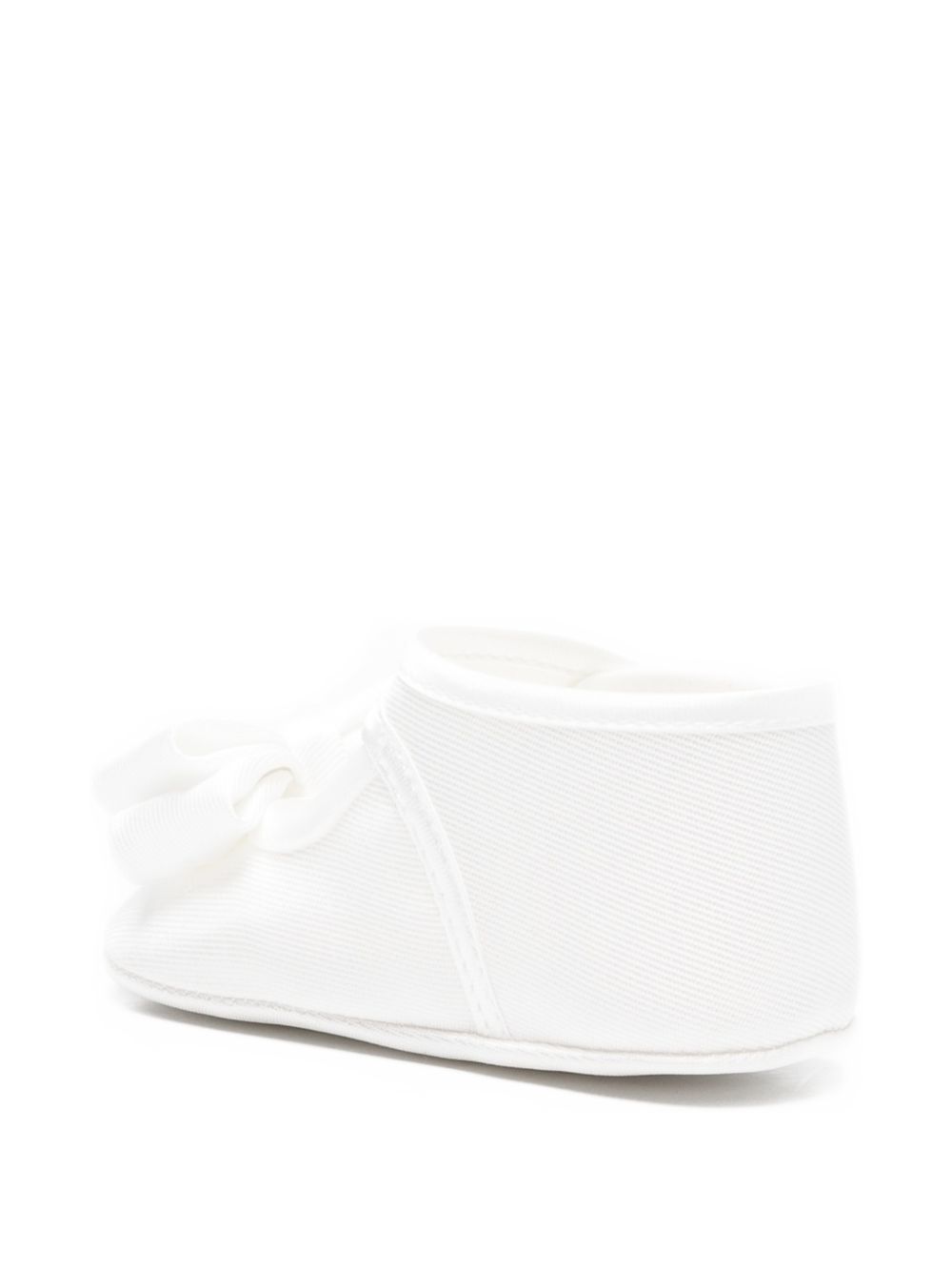 Ballerine con fiocco e chiusura a bottone 73G0087302 0001 MONNALISA KIDS