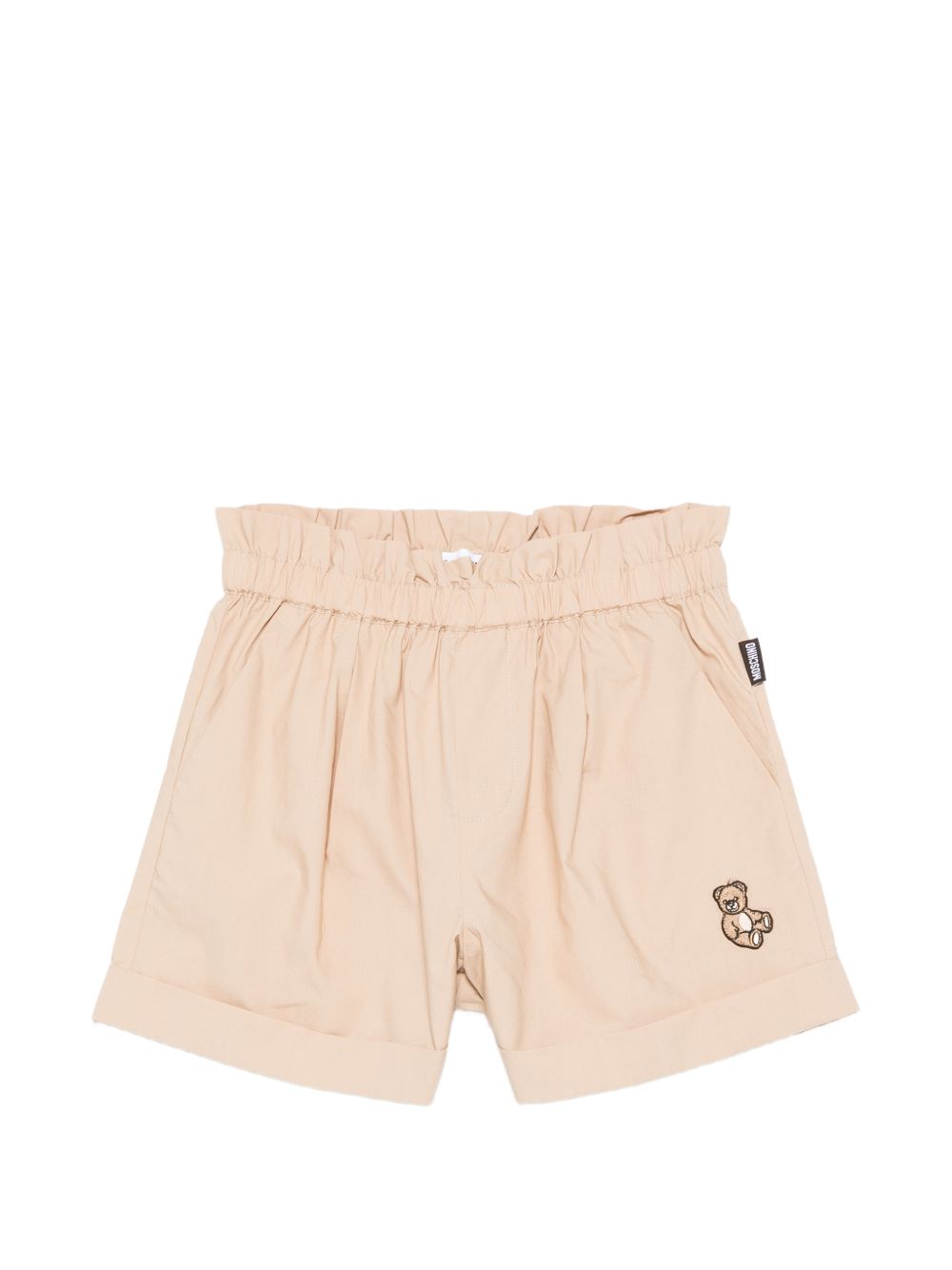 Shorts con vita elasticizzata HDQ01YLLA10 20829 MOSCHINO KIDS
