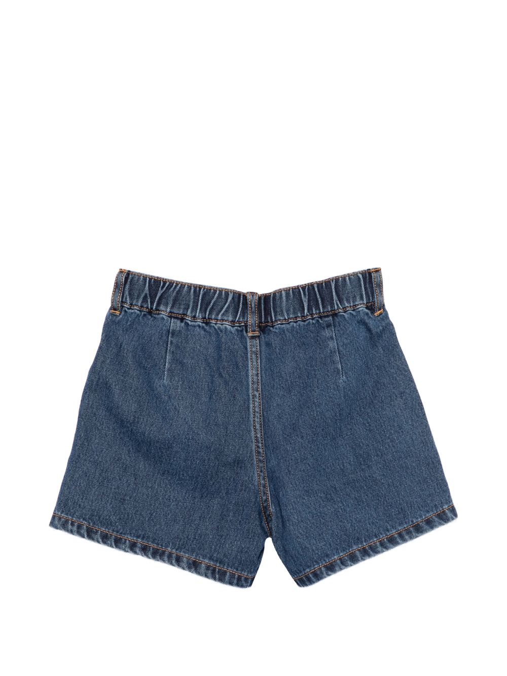 Shorts in denim a vita alta HDQ024L0E35 41104 MOSCHINO KIDS