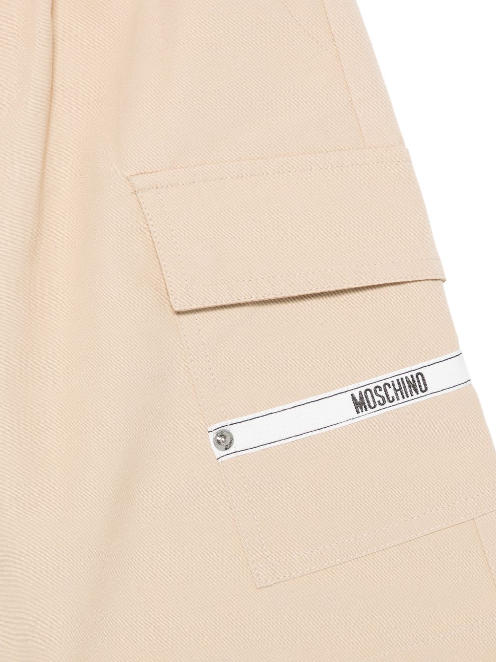Bermuda cargo con coulisse HUQ02ILLA14 20829 MOSCHINO KIDS