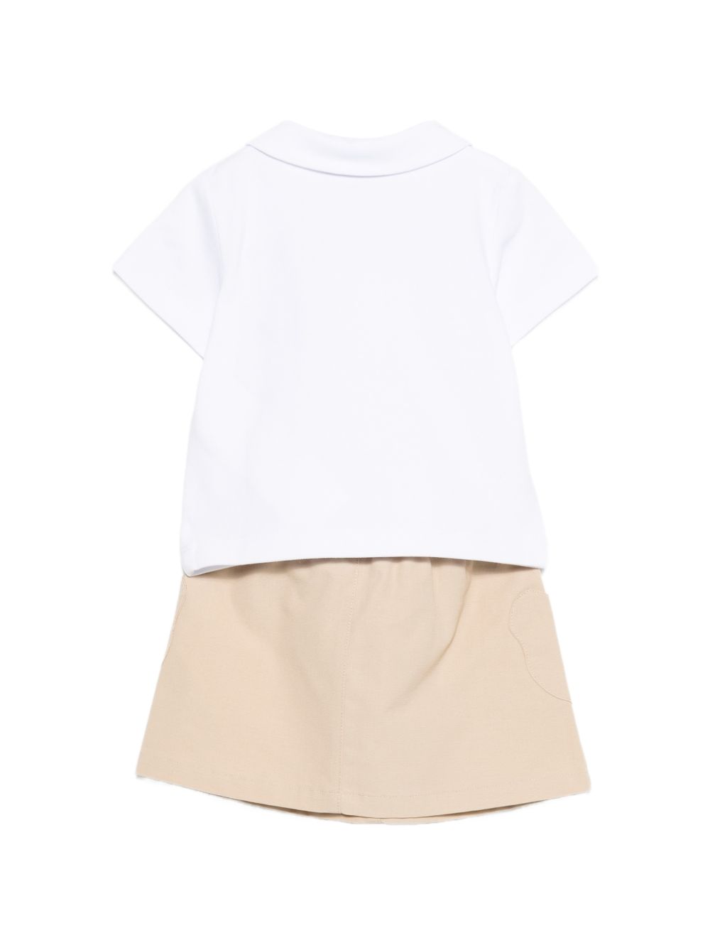 Completo polo e gonna MDG01LLLA14 20829 MOSCHINO KIDS