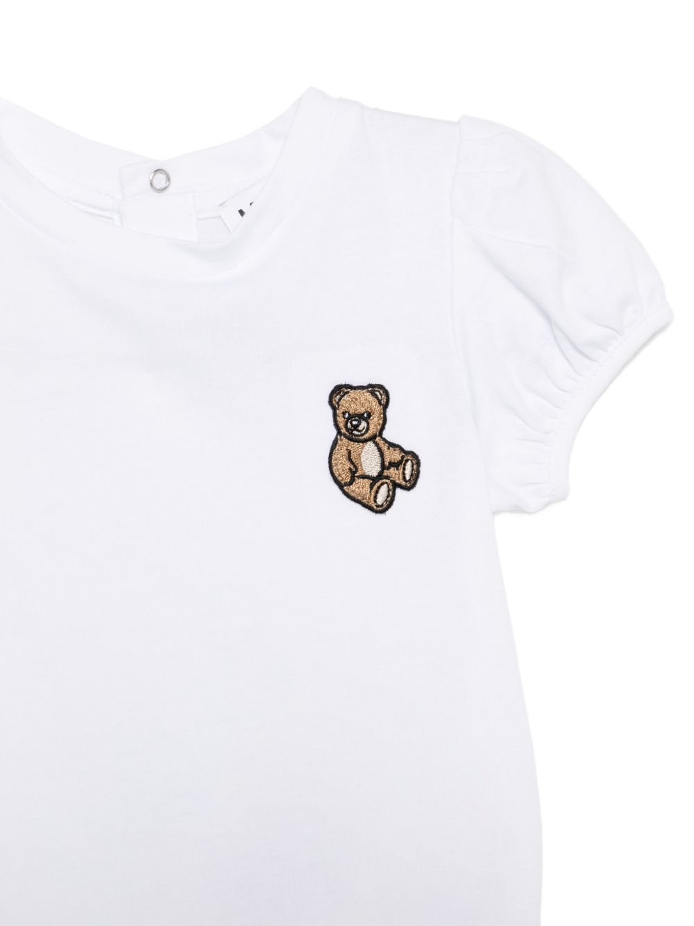 Completo t-shirt e shorts con stampa floreale MDG01RL1B13 83281 MOSCHINO KIDS