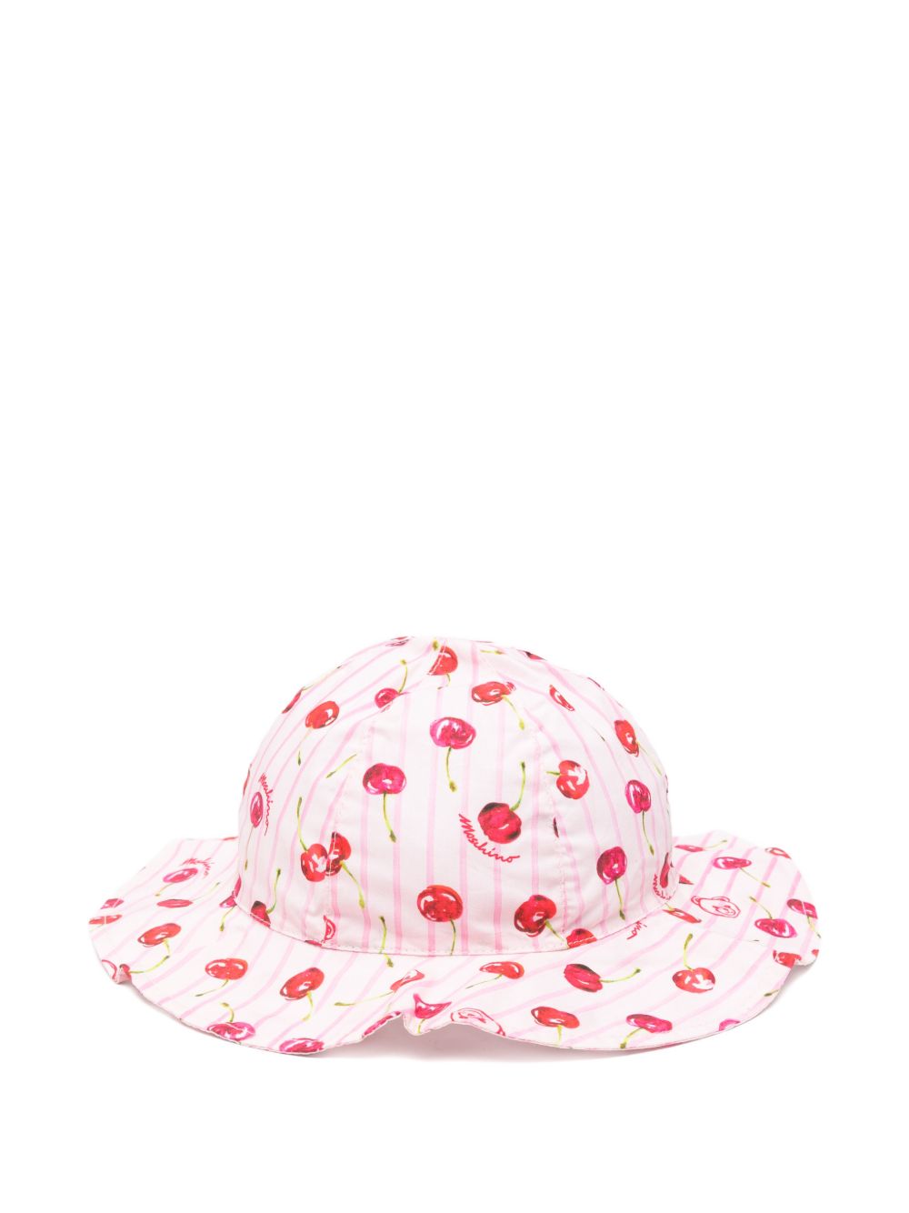 Cappello con stampa ciliegie MDX028LLB66 83658 MOSCHINO KIDS