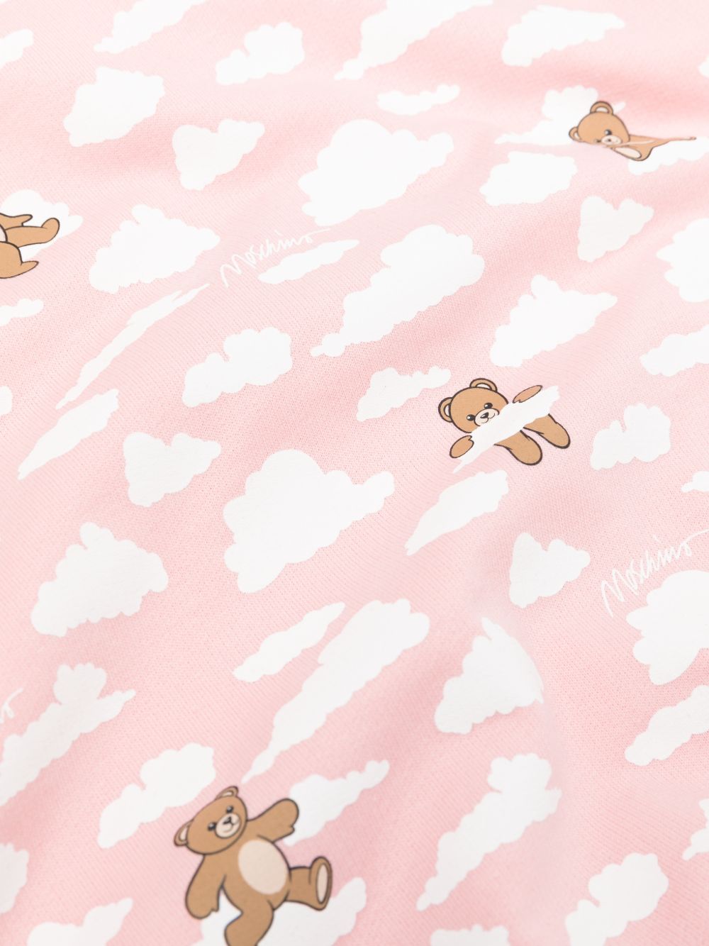 Copertina neonato con stampa orsetti MRB00FLCA19 83696 MOSCHINO KIDS