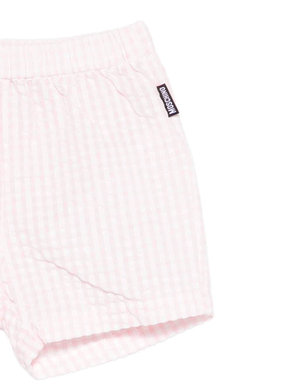 Completo t-shirt e shorts in cotone MUG01SLZE10 82543 MOSCHINO KIDS