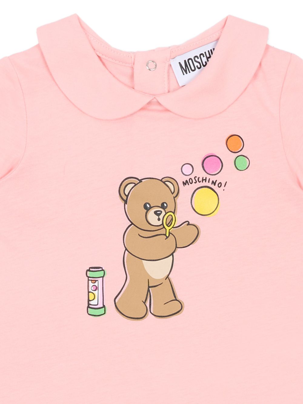 Tutina con colletto MUT04MLAA03 50209 MOSCHINO KIDS