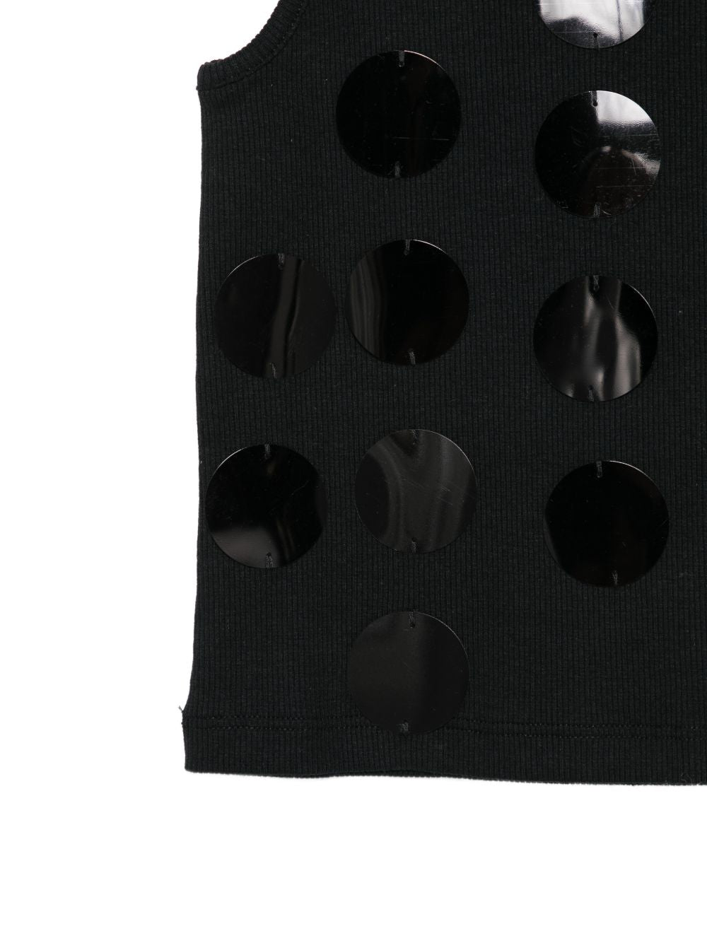 Canotta con paillettes a cerchi S6MSJGTA100 110 MSGM KIDS