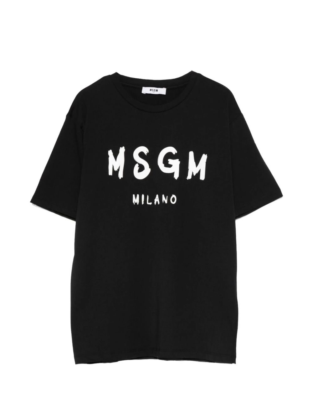 T-shirt in cotone a maniche corte S6MSJUTH001 110 MSGM KIDS