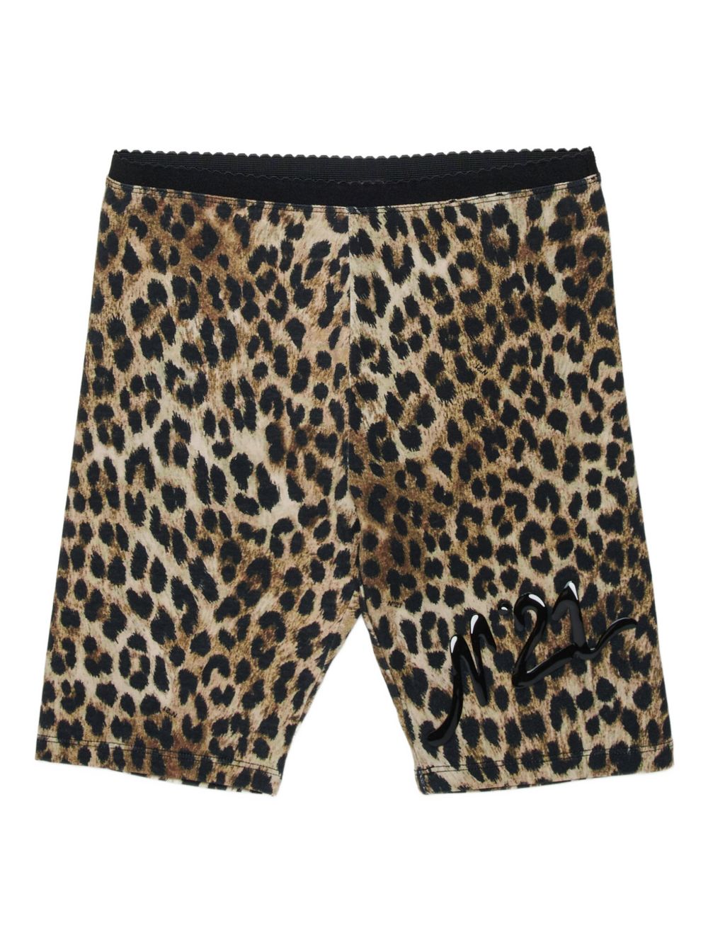 Shorts in felpa stampa leopardata N210AHN0486 0N900 N21 KIDS