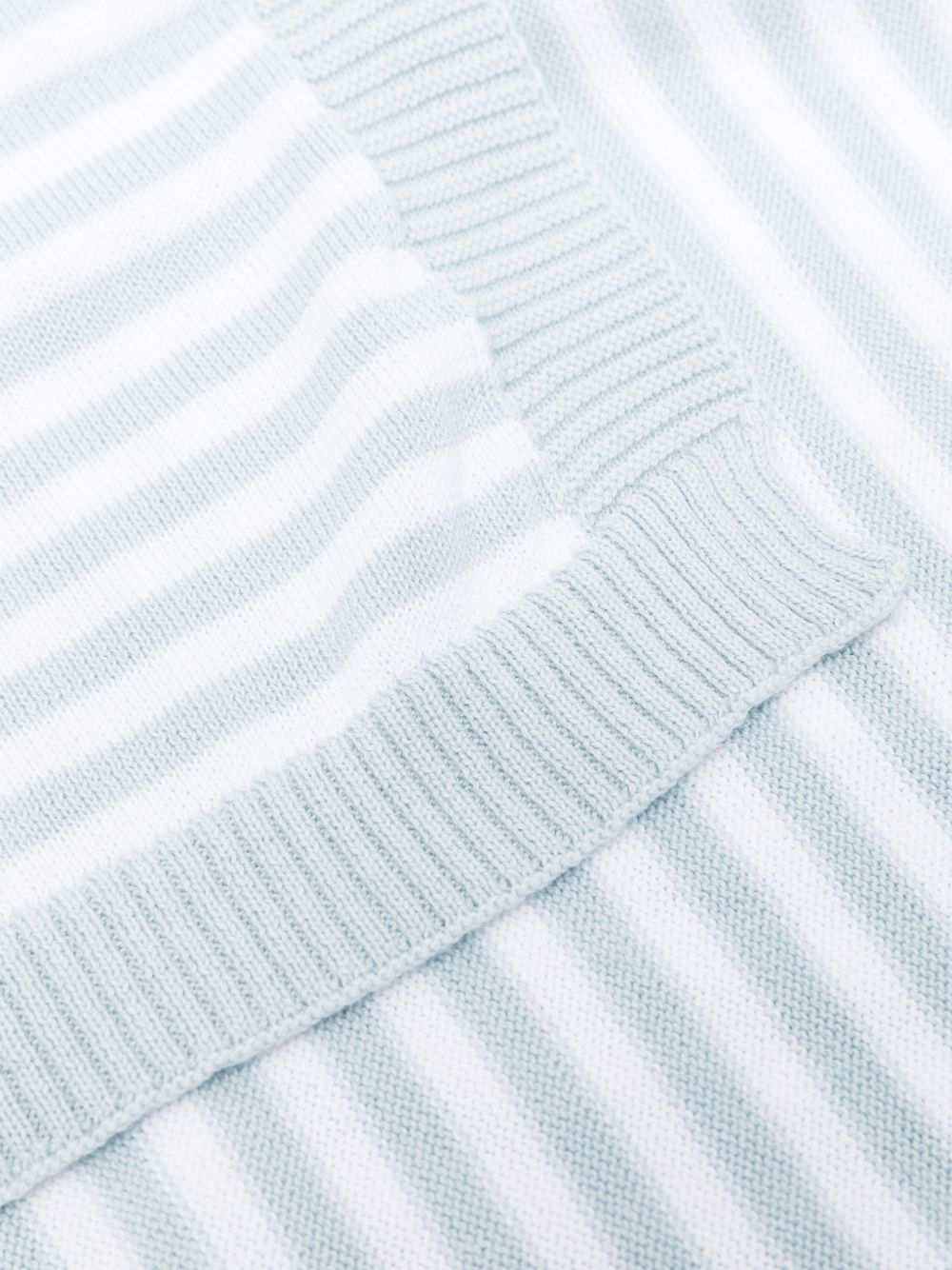 Copertina in cotone organico a righe E26008 AZZURRO NANAN KIDS