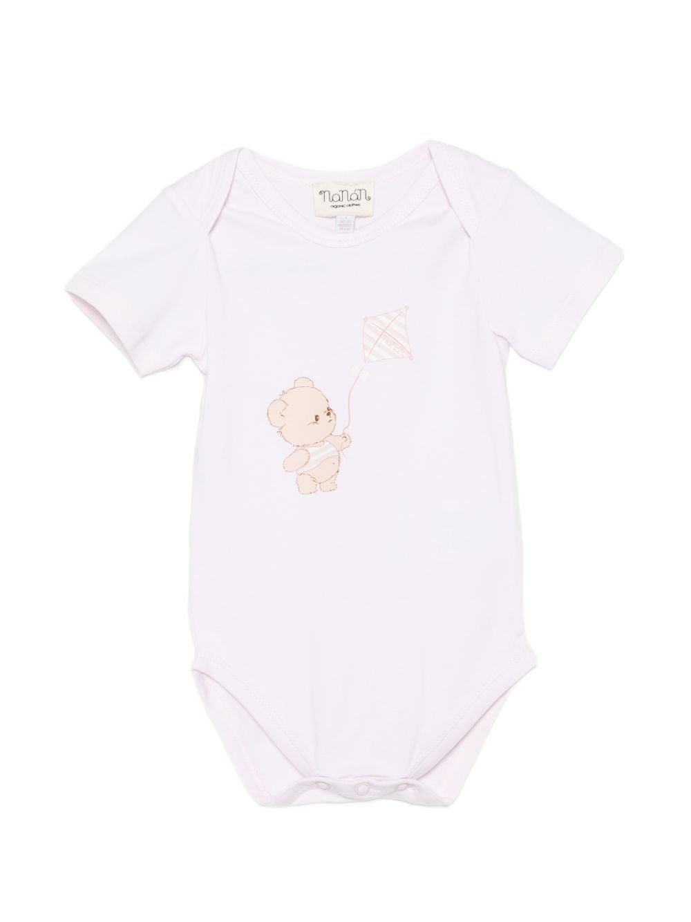 Body neonato manica corta con stampa E26014 ROSA NANAN KIDS