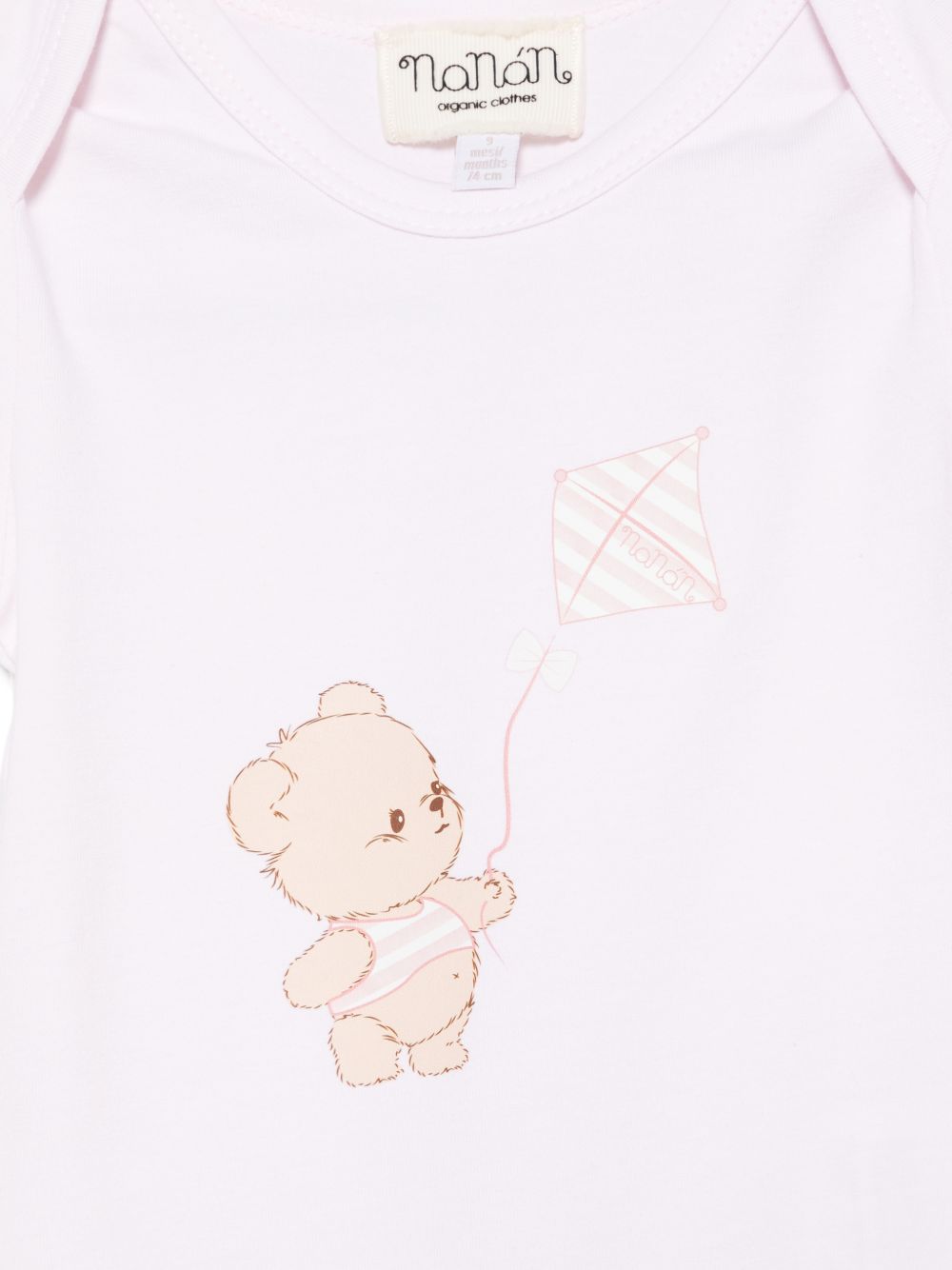 Body neonato manica corta con stampa E26014 ROSA NANAN KIDS