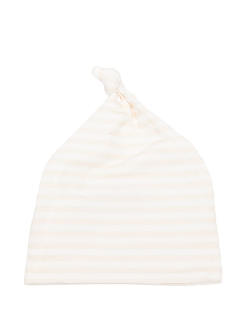 Cappello a righe in cotone con nodo E26105 BEIGE NANAN KIDS