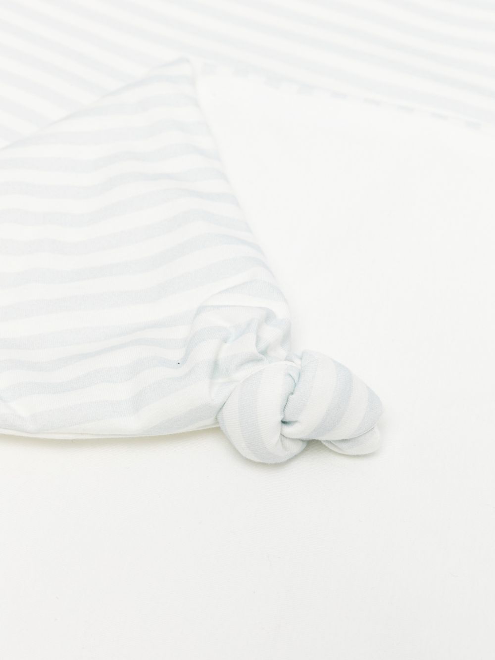 Fascia per capelli in cotone a righe con nodo E26108 AZZURRO NANAN KIDS