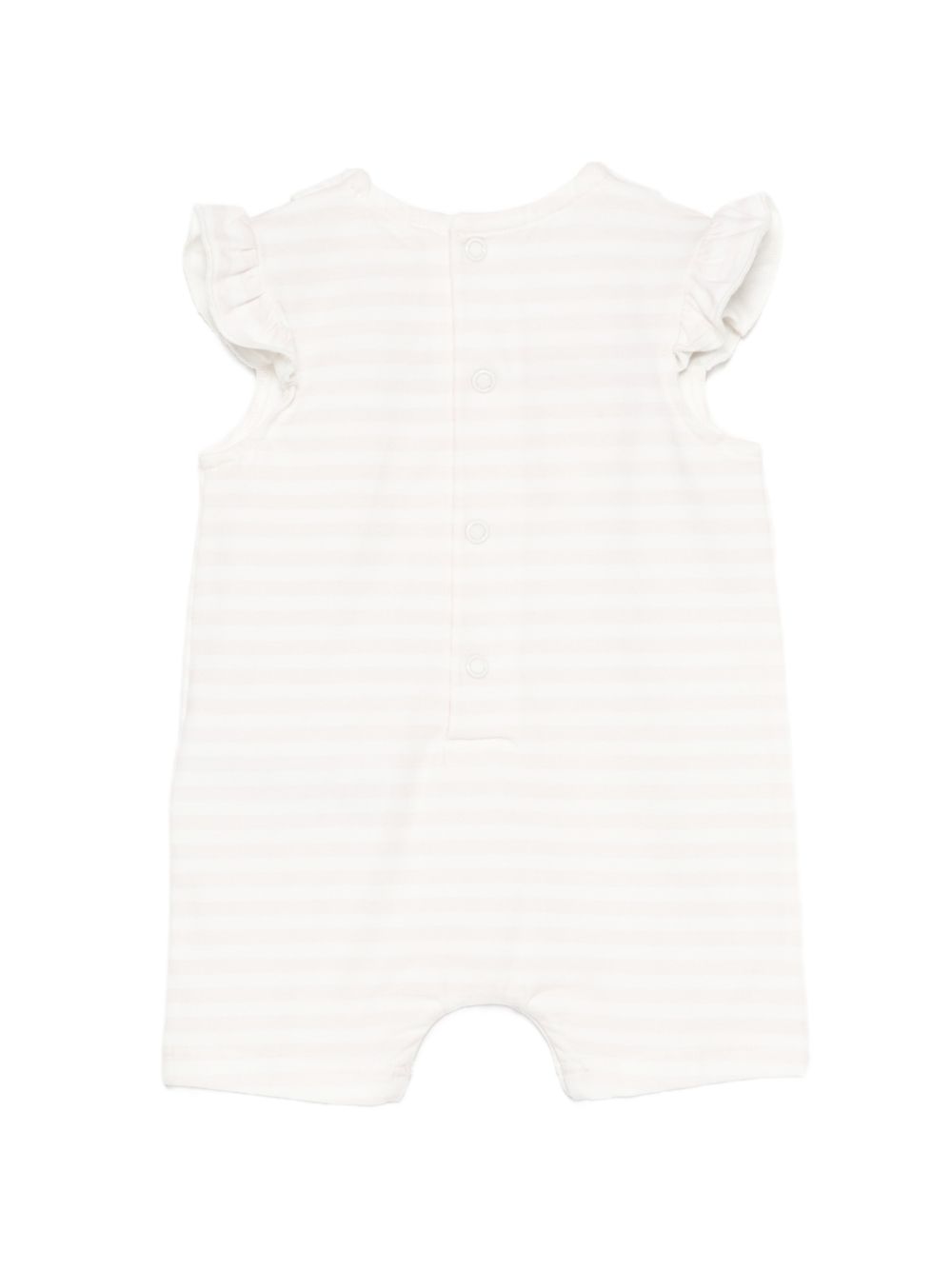 Tutina a righe in cotone con fiocco E26403 ROSA NANAN KIDS