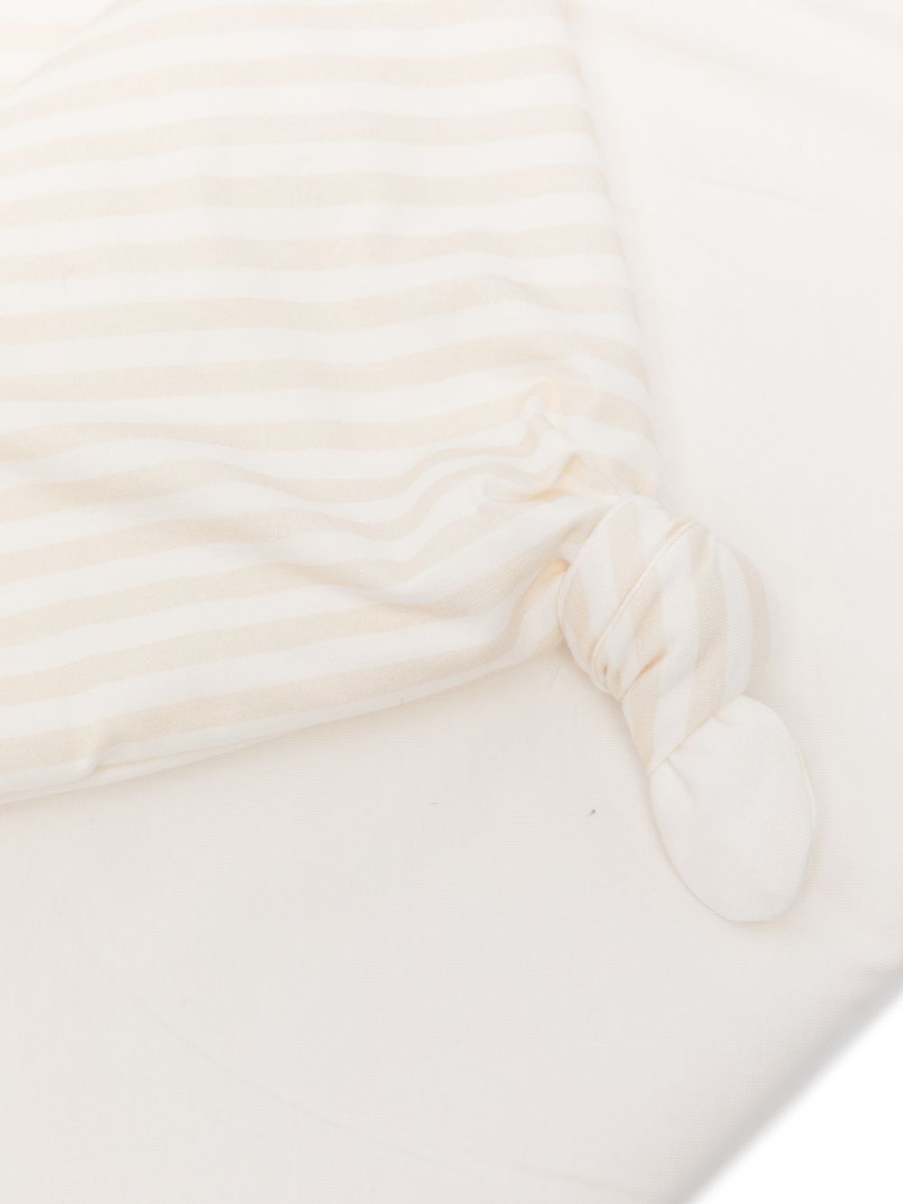 Coperta in cotone con angoli annodati E26408 BEIGE NANAN KIDS