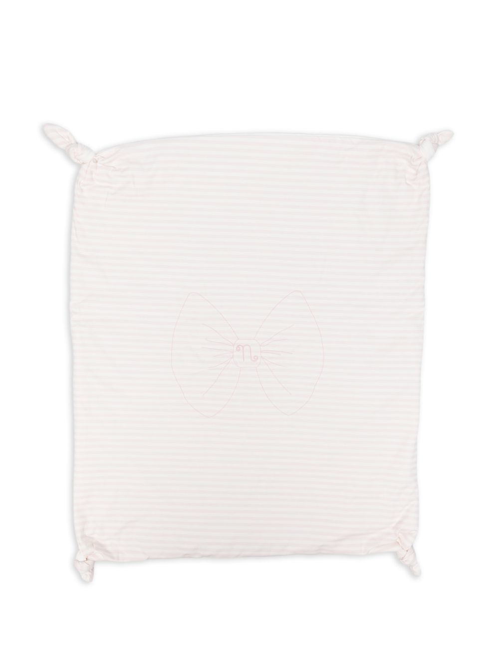 Coperta in cotone con angoli annodati E26408 ROSA NANAN KIDS