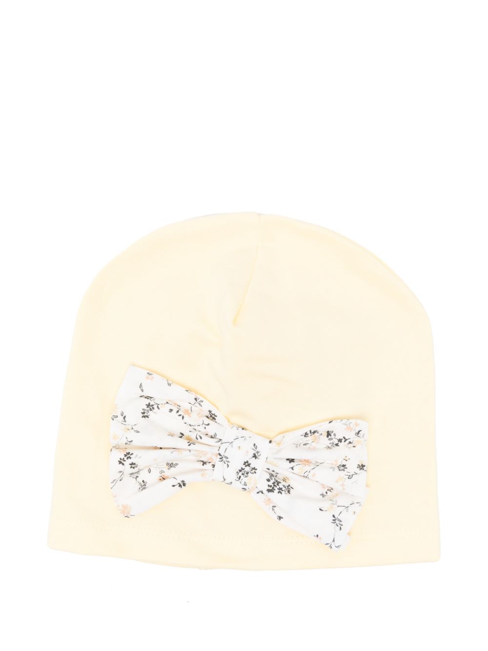 Cappellino in cotone con fiocco E26413 GIALLO NANAN KIDS
