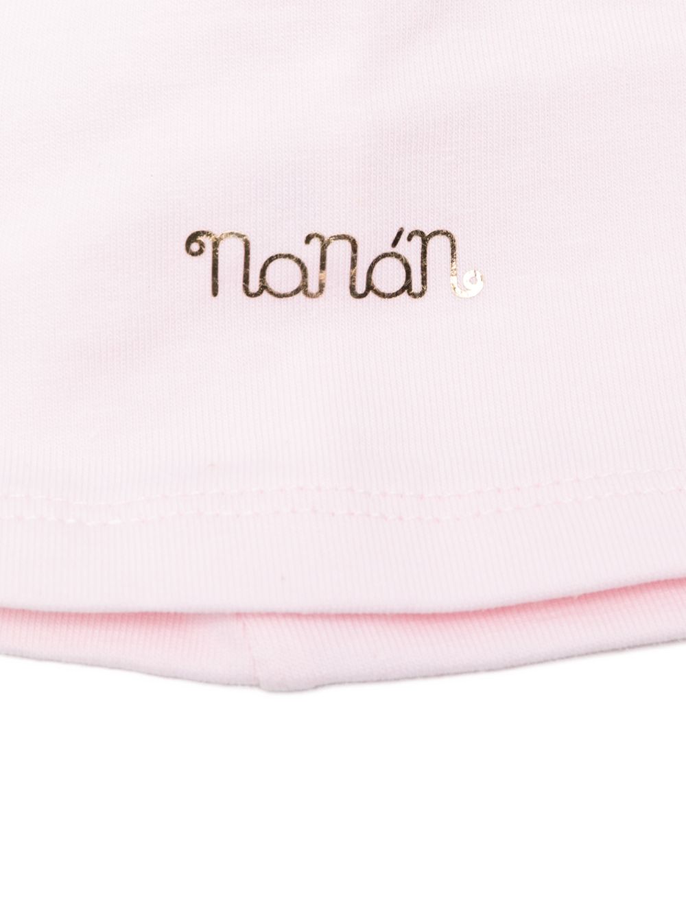 Berretto in cotone con logo E26445 ROSA NANAN KIDS