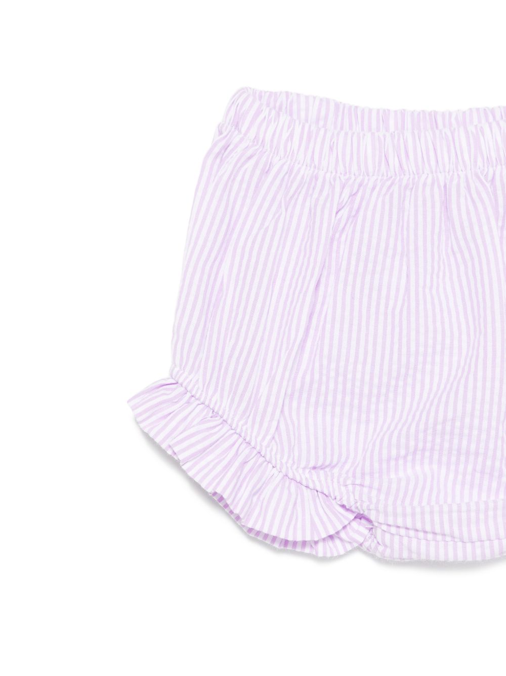Set abito in cotone lavanda a righe E26475 LILLA NANAN KIDS