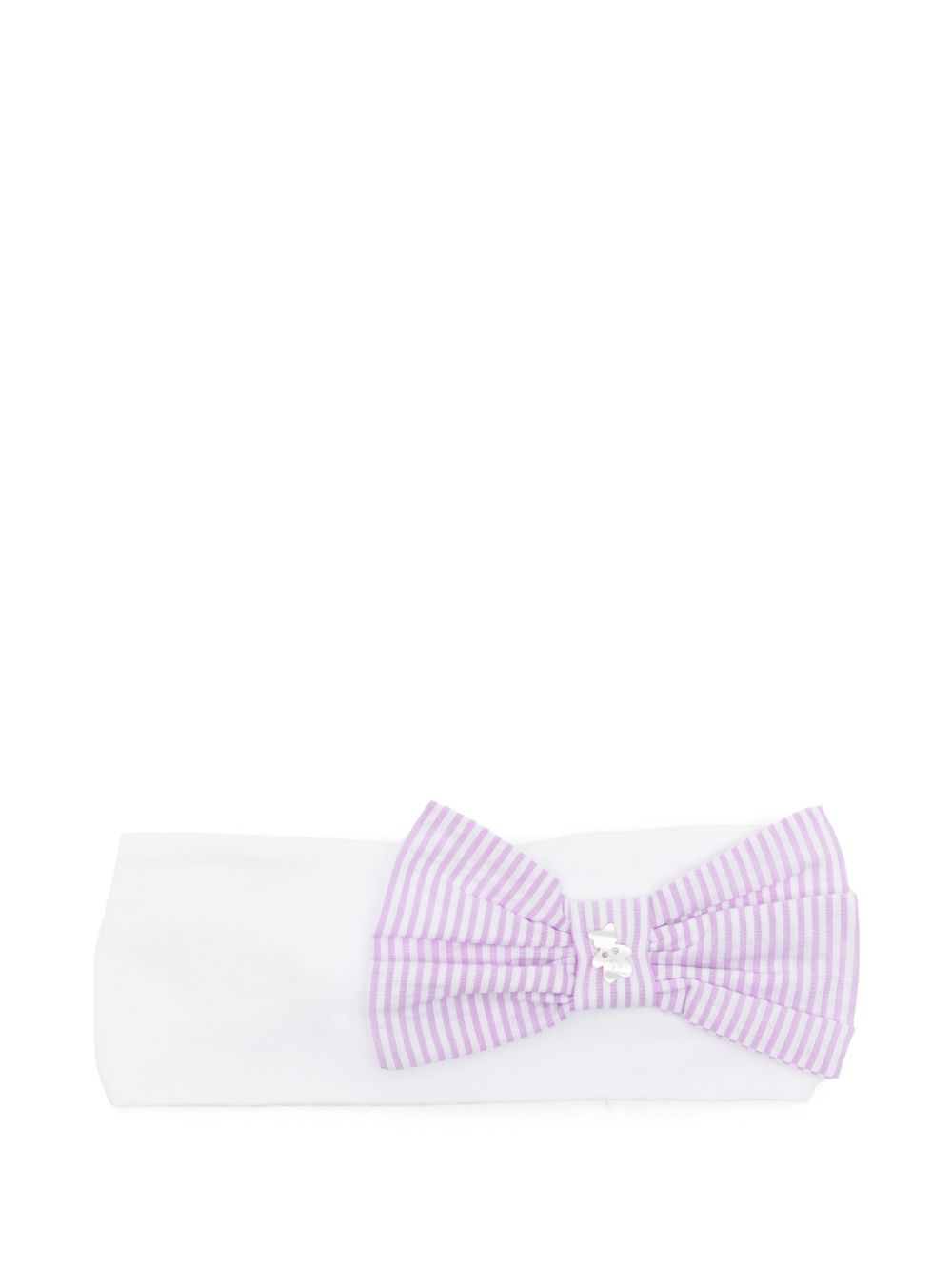 Fascia per capelli in cotone con fiocco a righe E26477 LILLA NANAN KIDS