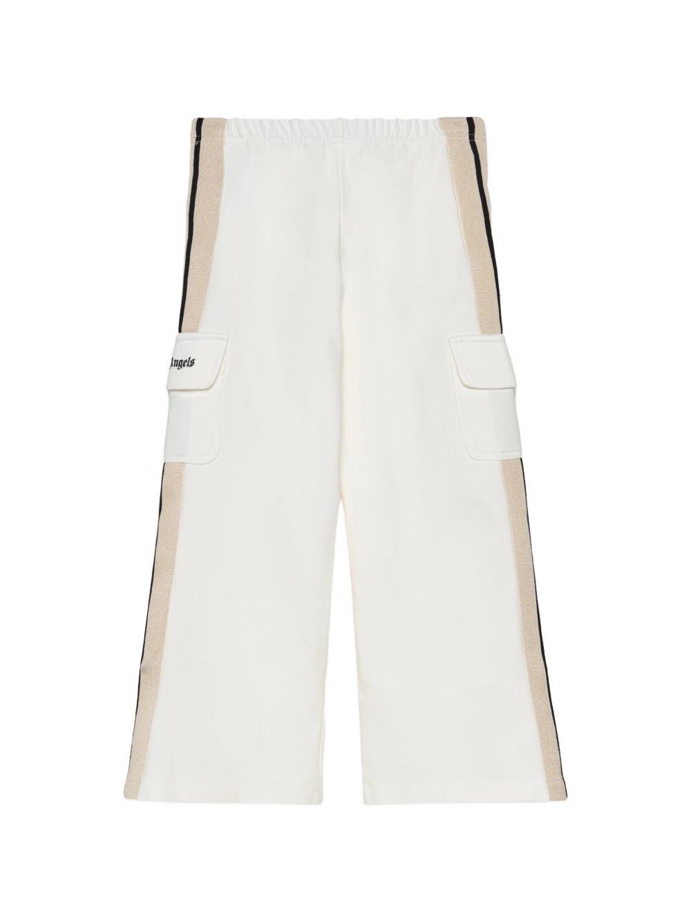 Pantaloni cargo con banda laterale PGCJ011S26FLE001 002 PALM ANGELS KIDS
