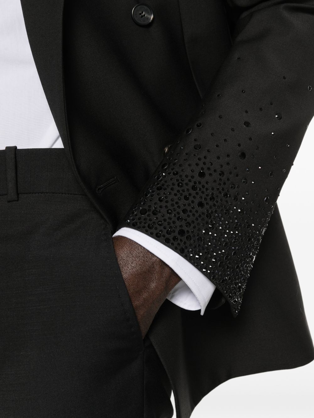Blazer doppiopetto con maniche impreziosite 5S743EA1WK K102 PATRIZIA PEPE