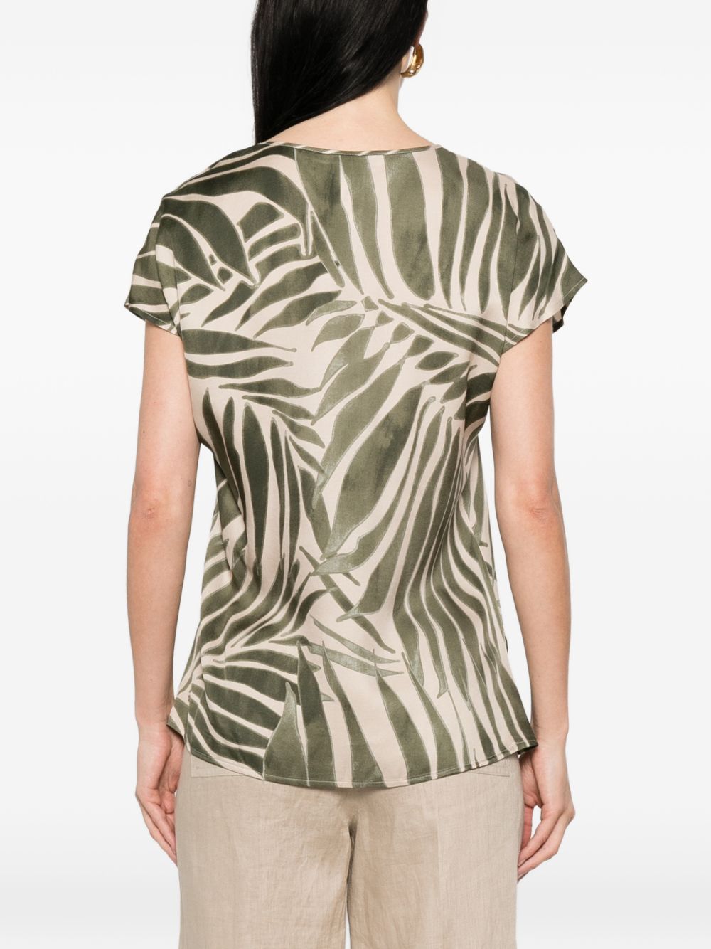 Blusa in viscosa con spacchi laterali 2611161053200 008 PENNY BLACK