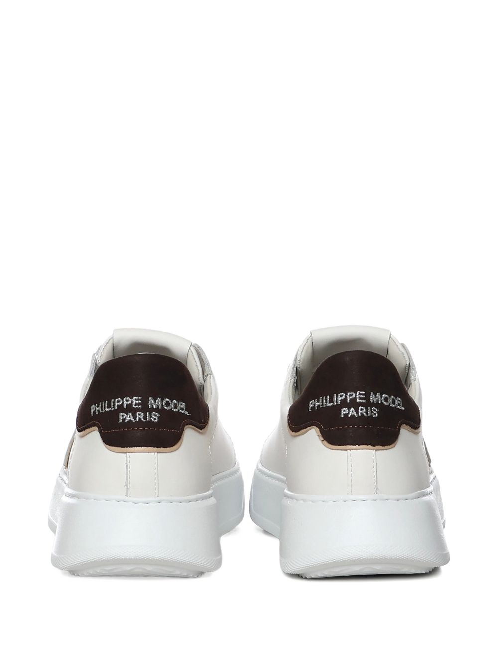 Sneakers in pelle con dettaglio triangolare BTLU VU01 PHILIPPE MODEL