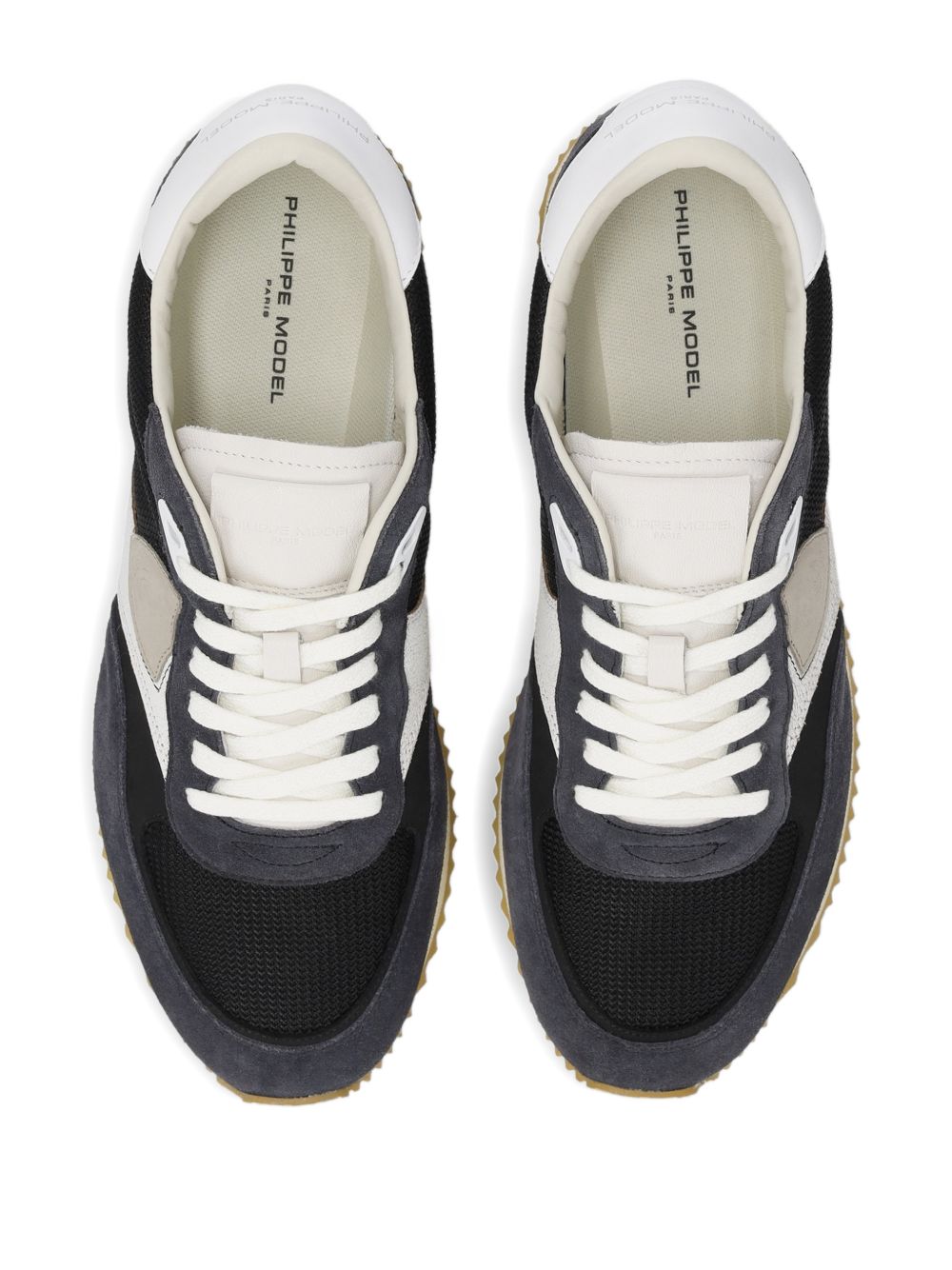 Sneakers running in pelle con design panellato BVLU W002 PHILIPPE MODEL
