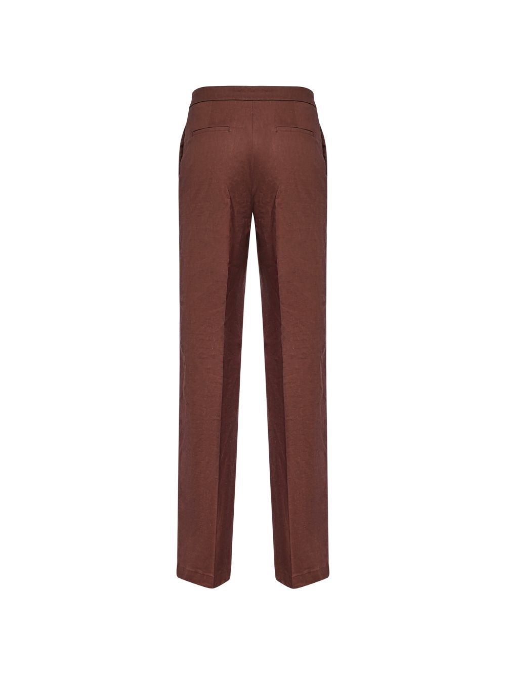 Pantaloni palazzo in lino 104929A34I L78 PINKO