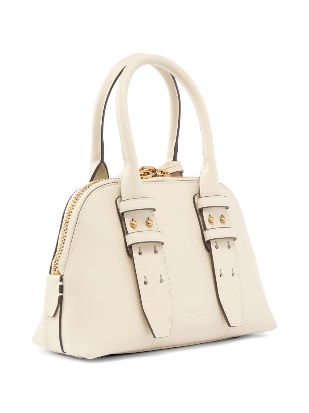 Borsa a mano in pelle con lucchetto 105333A0QO Z14Q PINKO