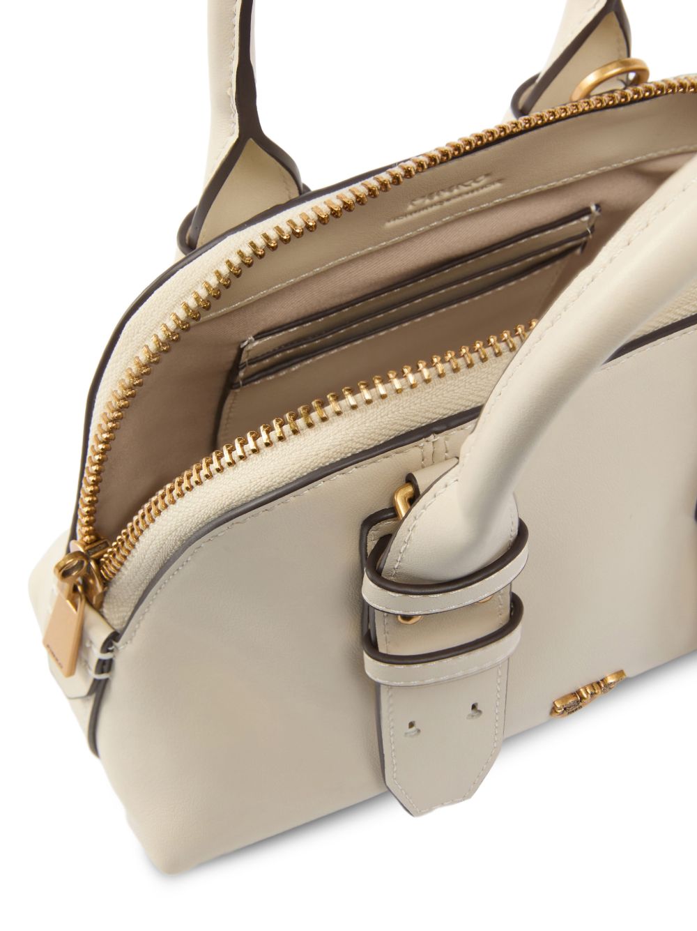Borsa a mano in pelle con lucchetto 105333A0QO Z14Q PINKO