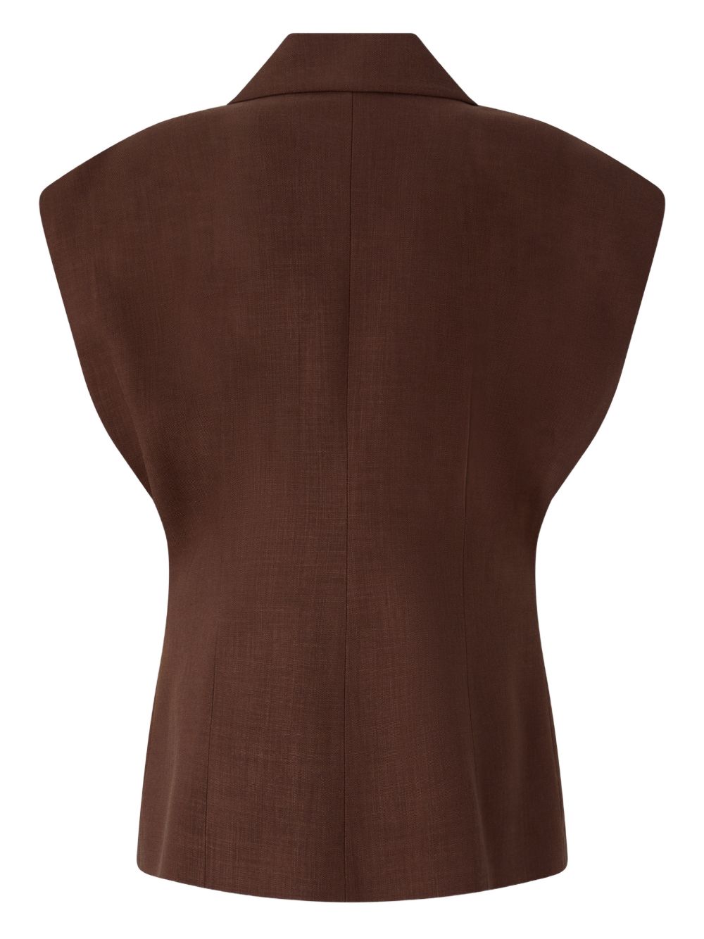 Giacca smanicata con bottone 106509A2W6 L78 PINKO