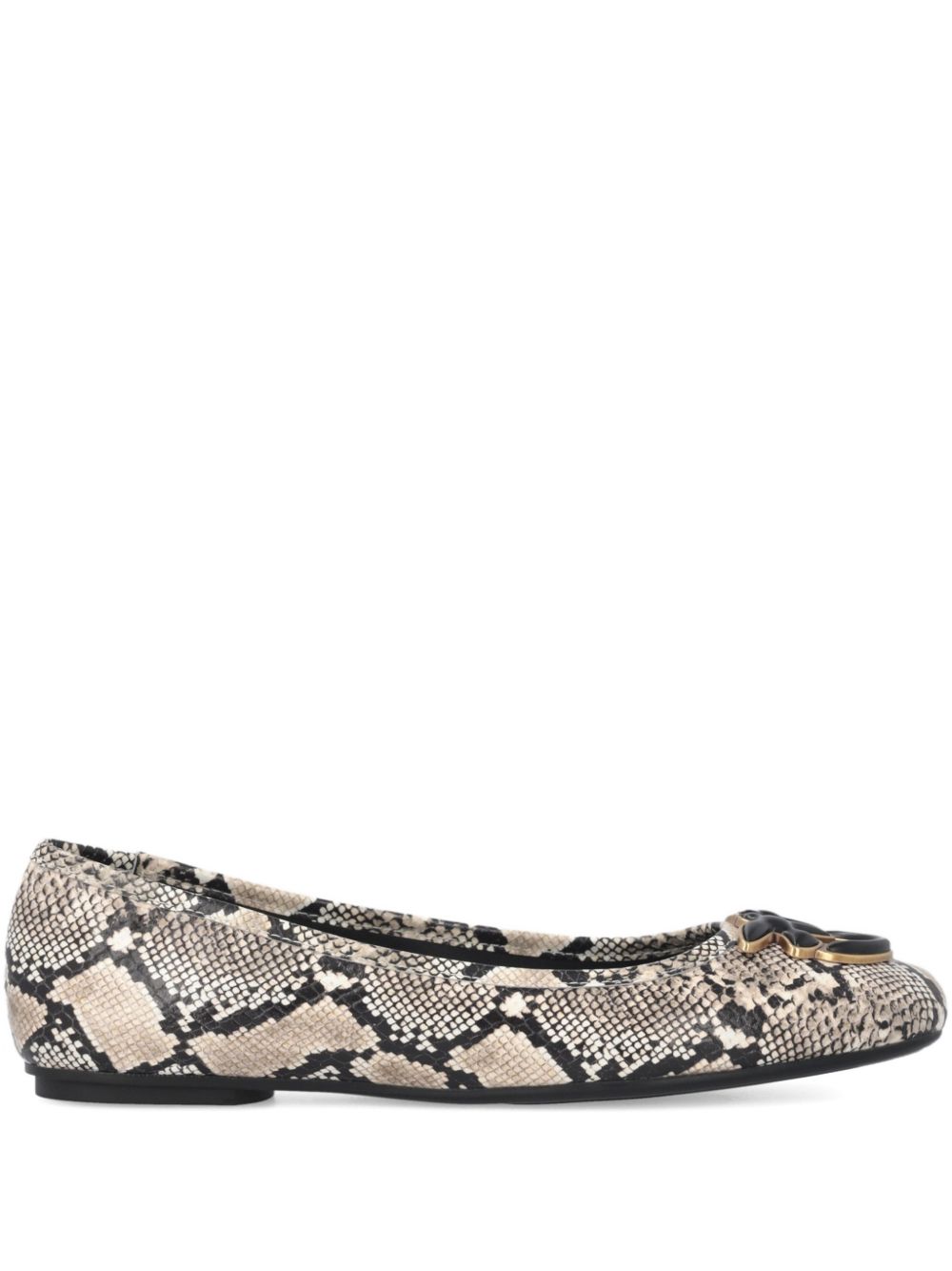 Ballerine stampa pitone con fibbia SD0379P042 I93 PINKO