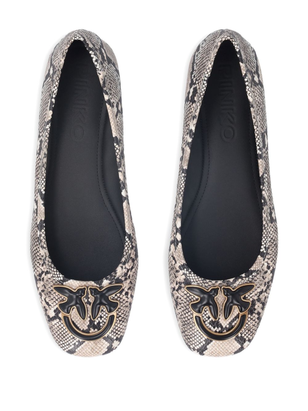 Ballerine stampa pitone con fibbia SD0379P042 I93 PINKO