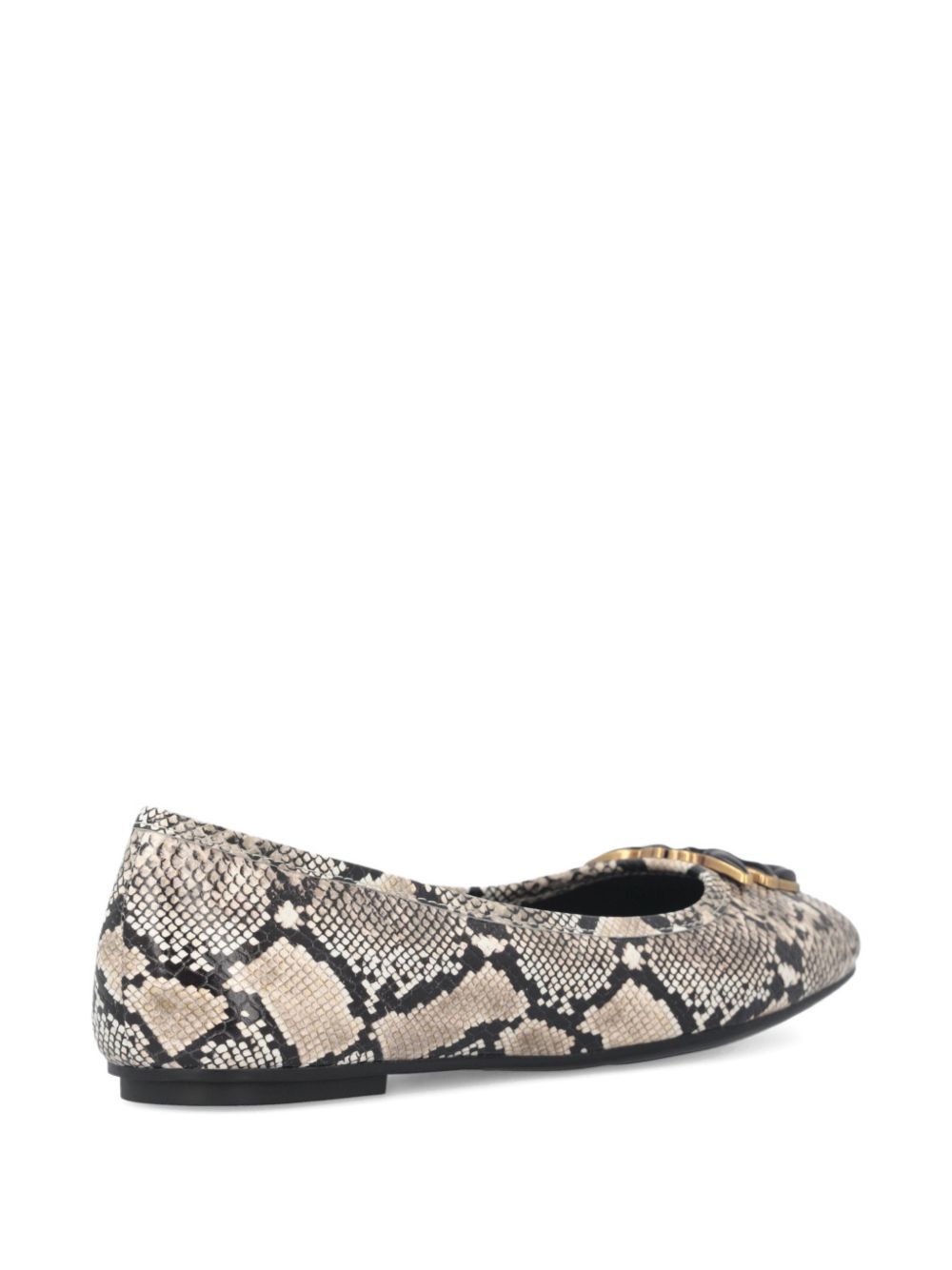 Ballerine stampa pitone con fibbia SD0379P042 I93 PINKO