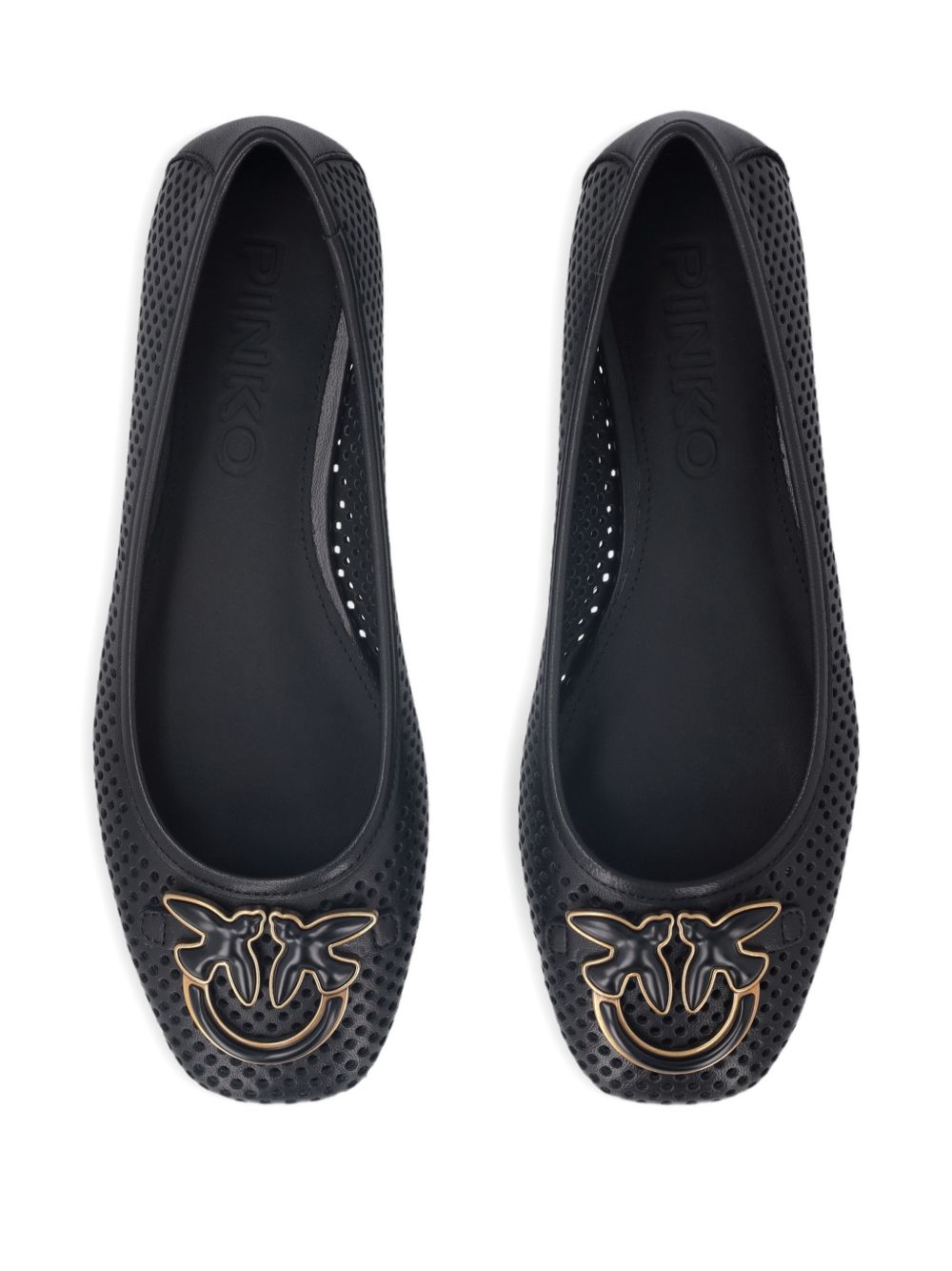 Ballerine traforate con logo SD0457P003 Z99 PINKO