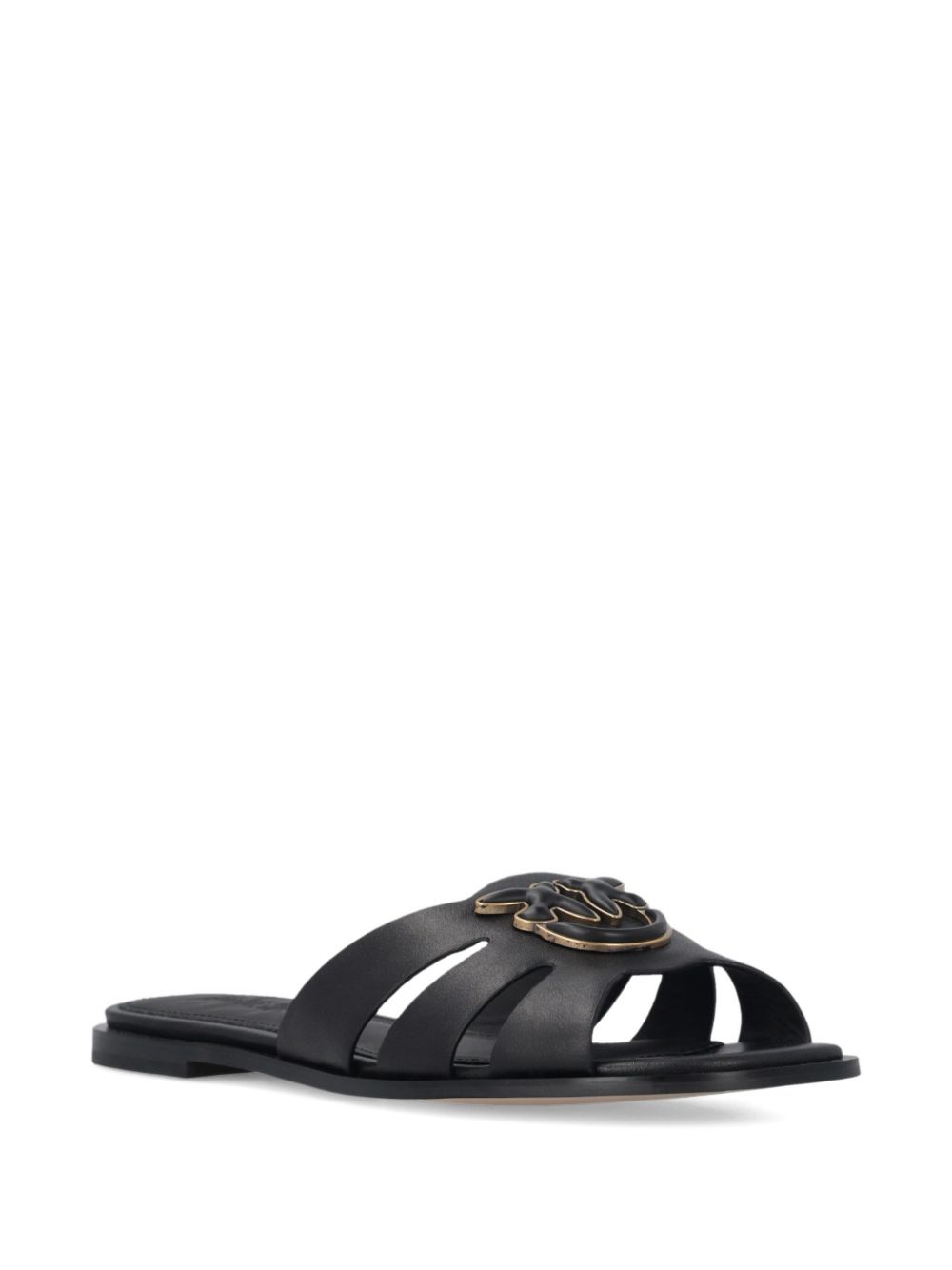 Sandali flat con fibbia dorata SD0463P001 Z99 PINKO