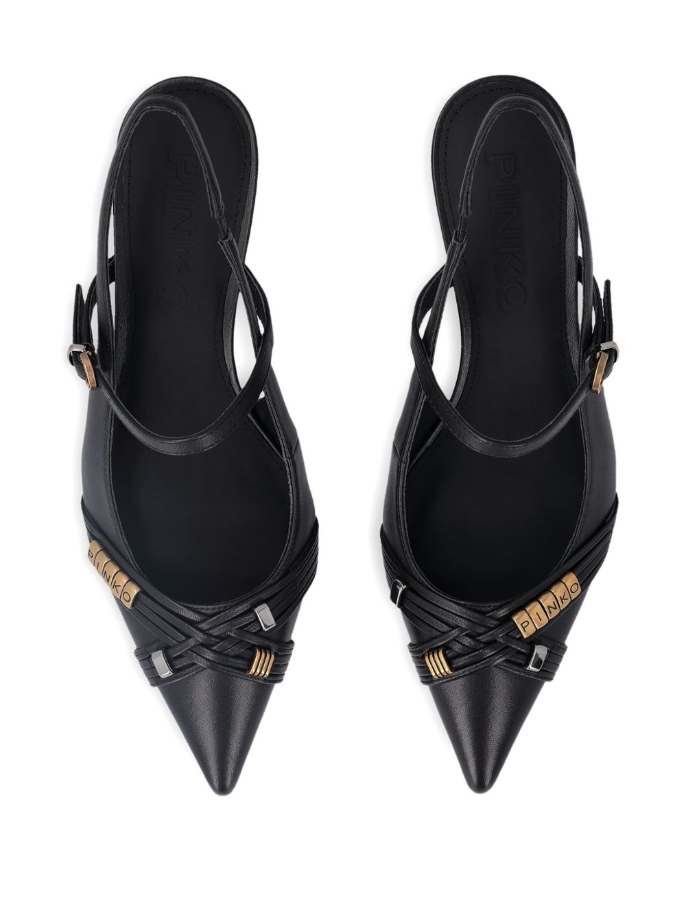Slingback a punta con tacco medio SD0489P003 Z99 PINKO