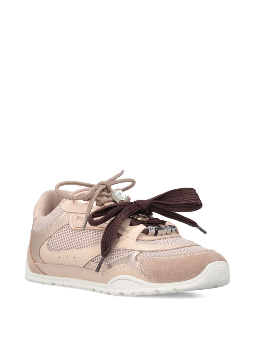 Sneakers in mesh con dettagli metallizzati SS0185P020 P26 PINKO