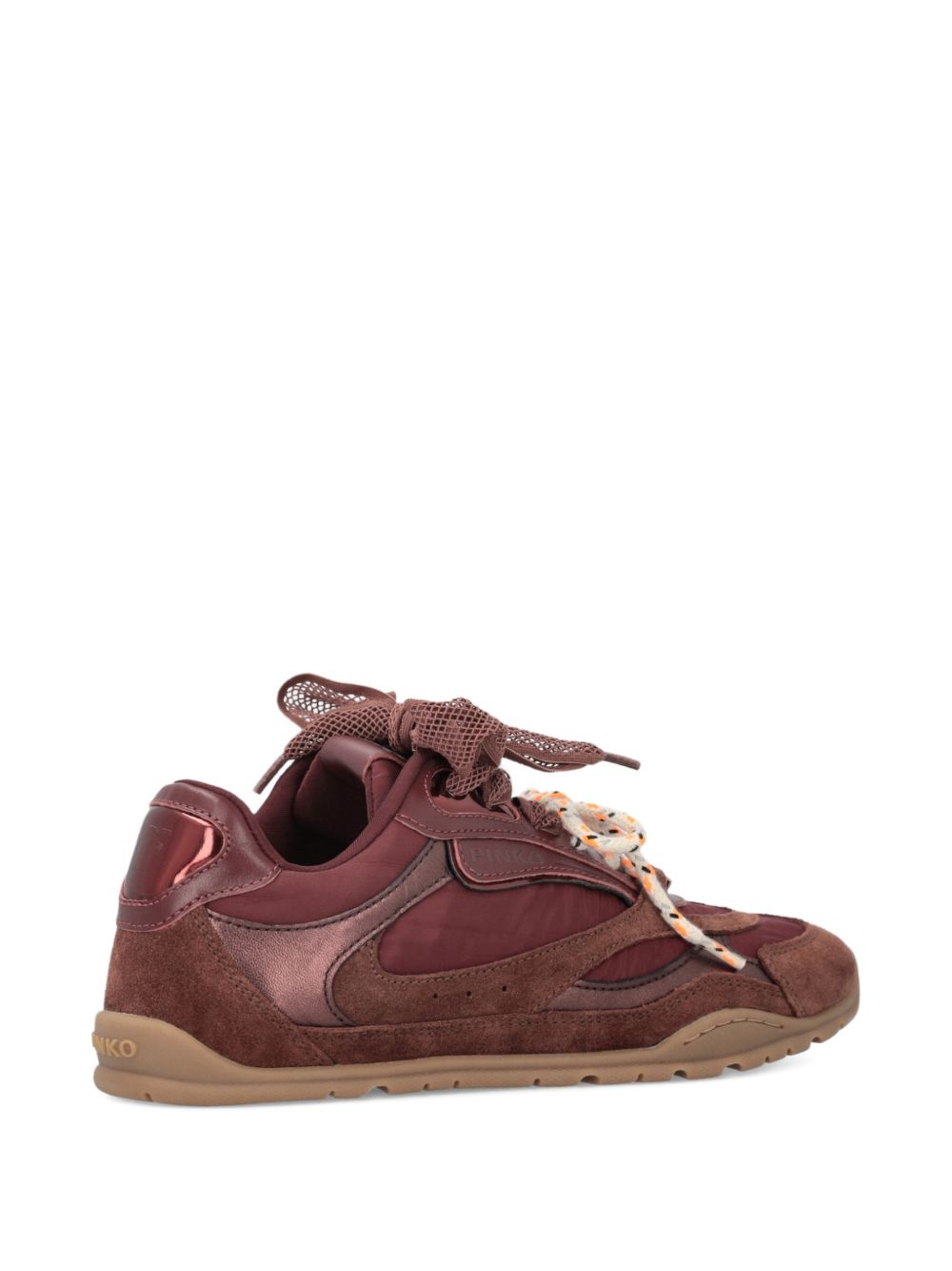 Sneakers con lacci e suola platform SS0185P076 CR8 PINKO