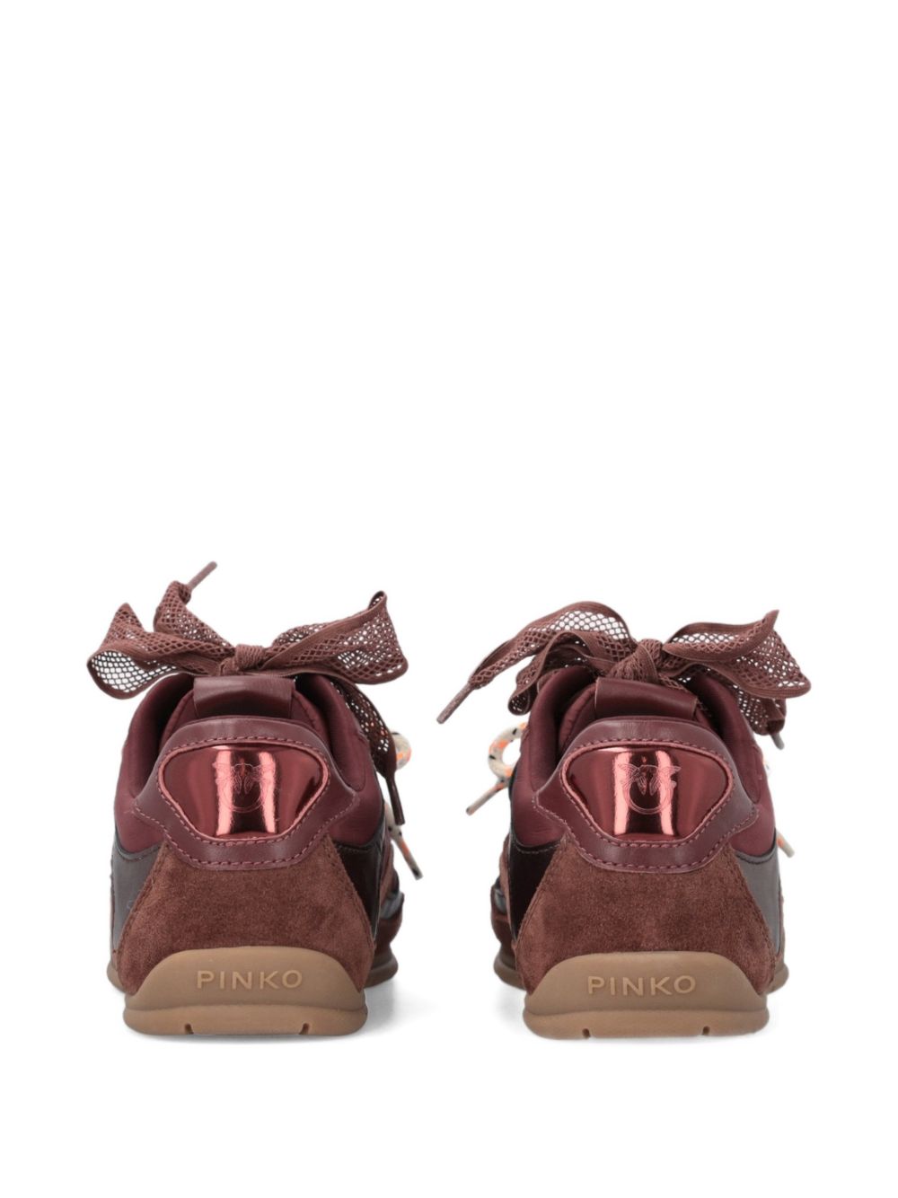 Sneakers con lacci e suola platform SS0185P076 CR8 PINKO