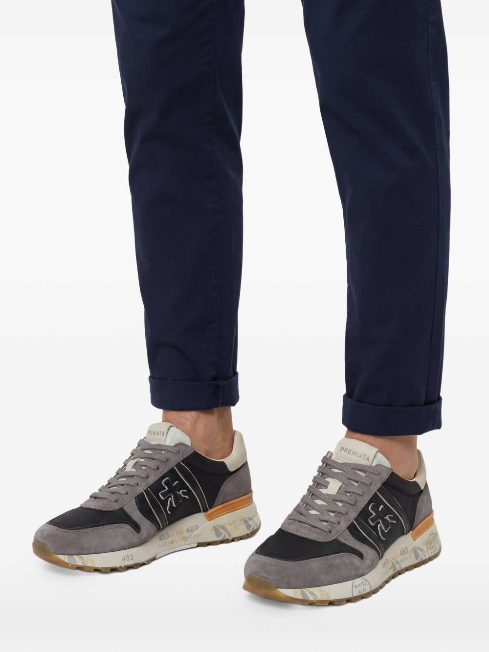 Sneakers in pelle con suola tecnica LANDER 7207 PREMIATA