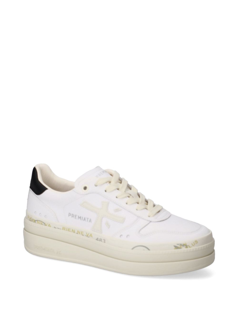 Sneakers in pelle con suola platform MICOL 8197 PREMIATA