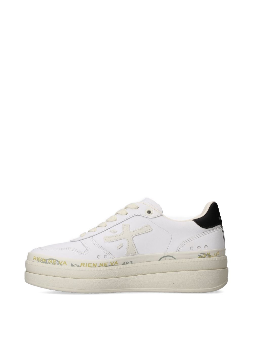 Sneakers in pelle con suola platform MICOL 8197 PREMIATA